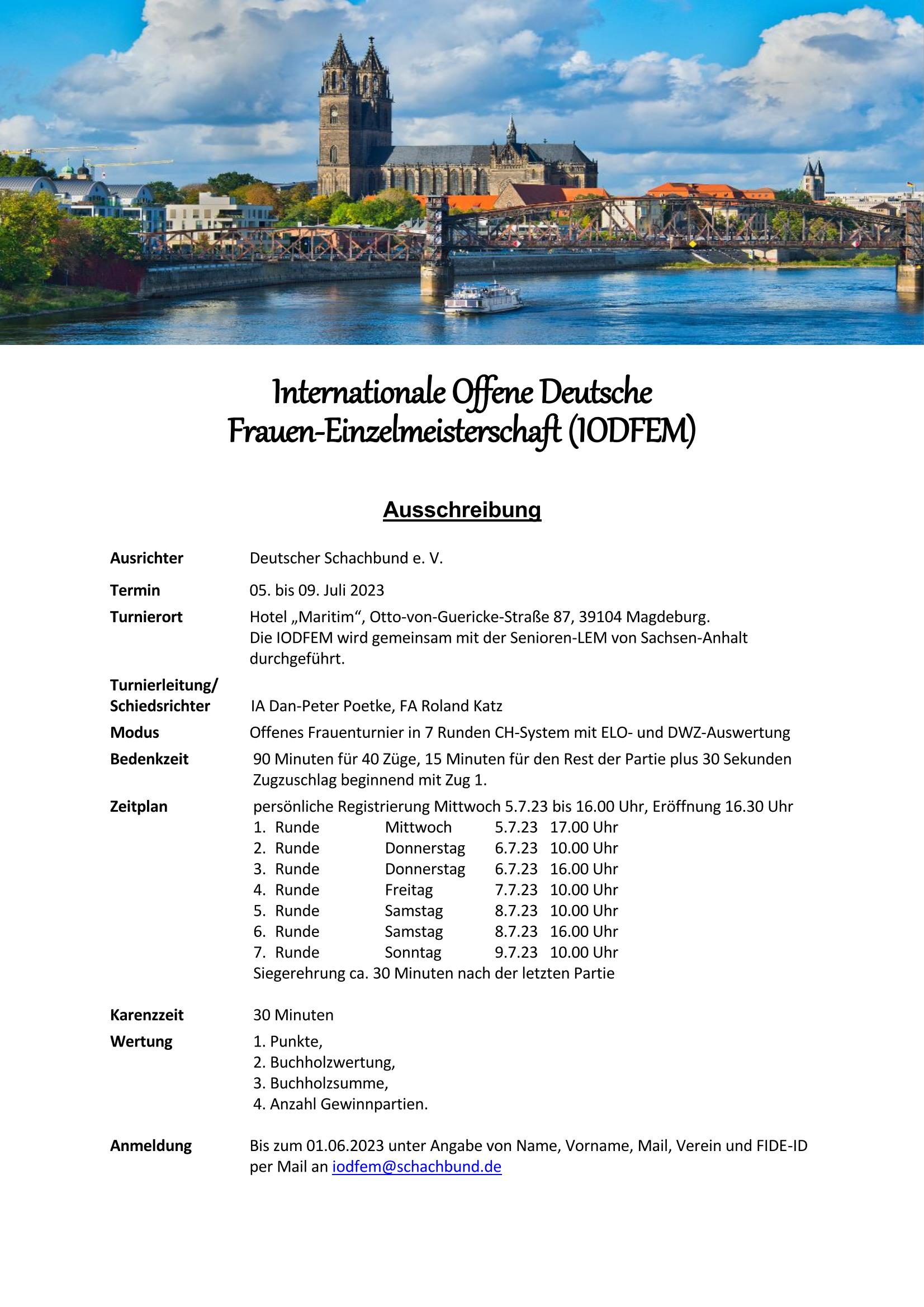 Ausschreibung IODFEM 2023 Page 1