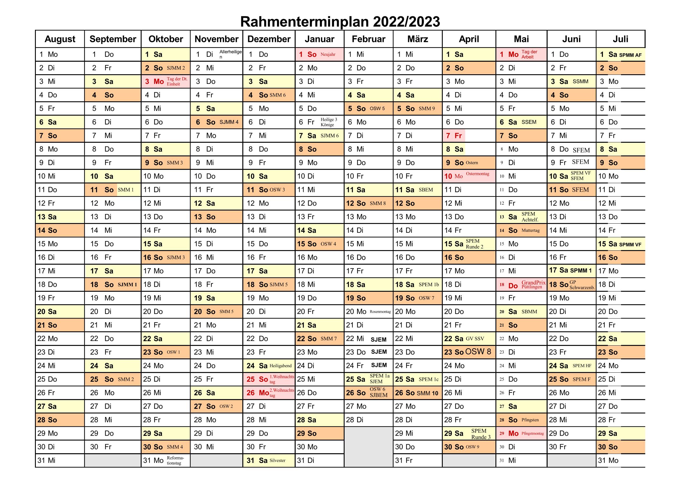 Rahmenterminplan 21.03.2023 Page 2